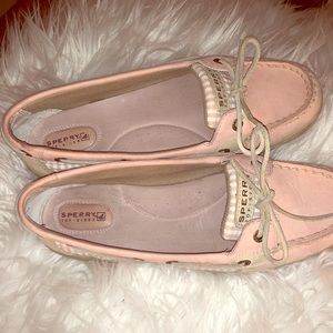 Pink women’s sperrys